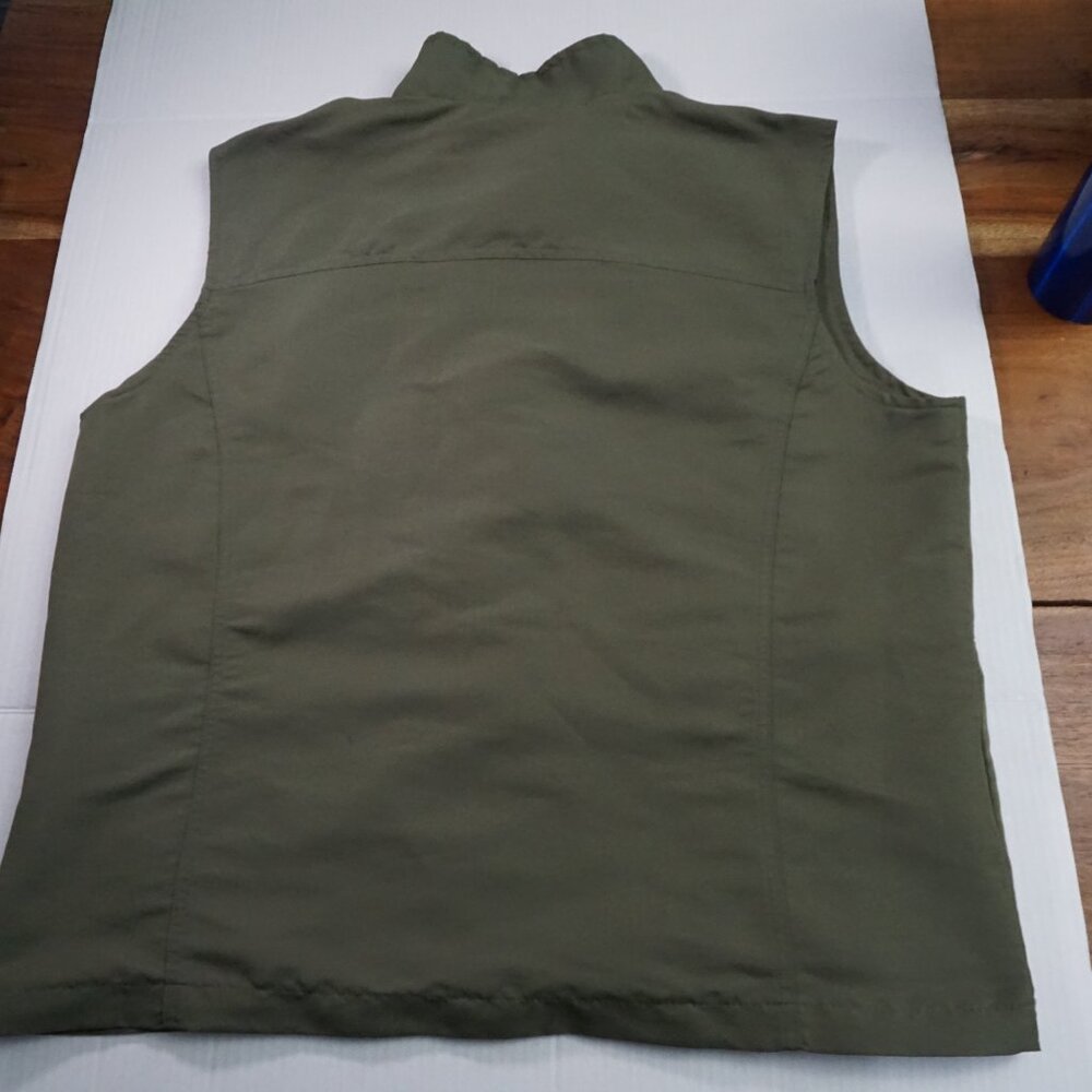 Realtree Fishing Olive Green Utility Vest Size L/G – Multi Pocket Outdoor - Picture 2 of 5